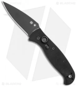 Spyderco 22 Spyderco Autonomy 2 Automatic Knife Black G-10 (3.5" Black LC200N) C165GPBBK2